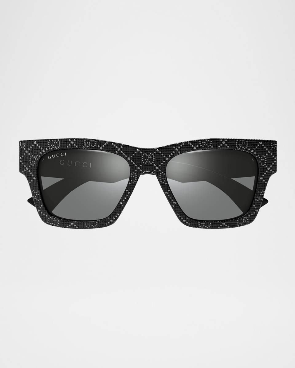 Rectangular Acetate Sunglasses